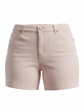 NWT. Women's Lane Bryant Light Pink Denim Bermuda Shorts